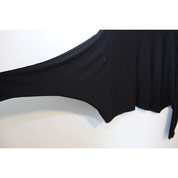 We The Free People Alameda Dolman Sleeve Turtleneck Top Black Medium H12840 - Picture 13 of 16